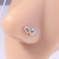 Lurea - Heart Spark Nose Stud